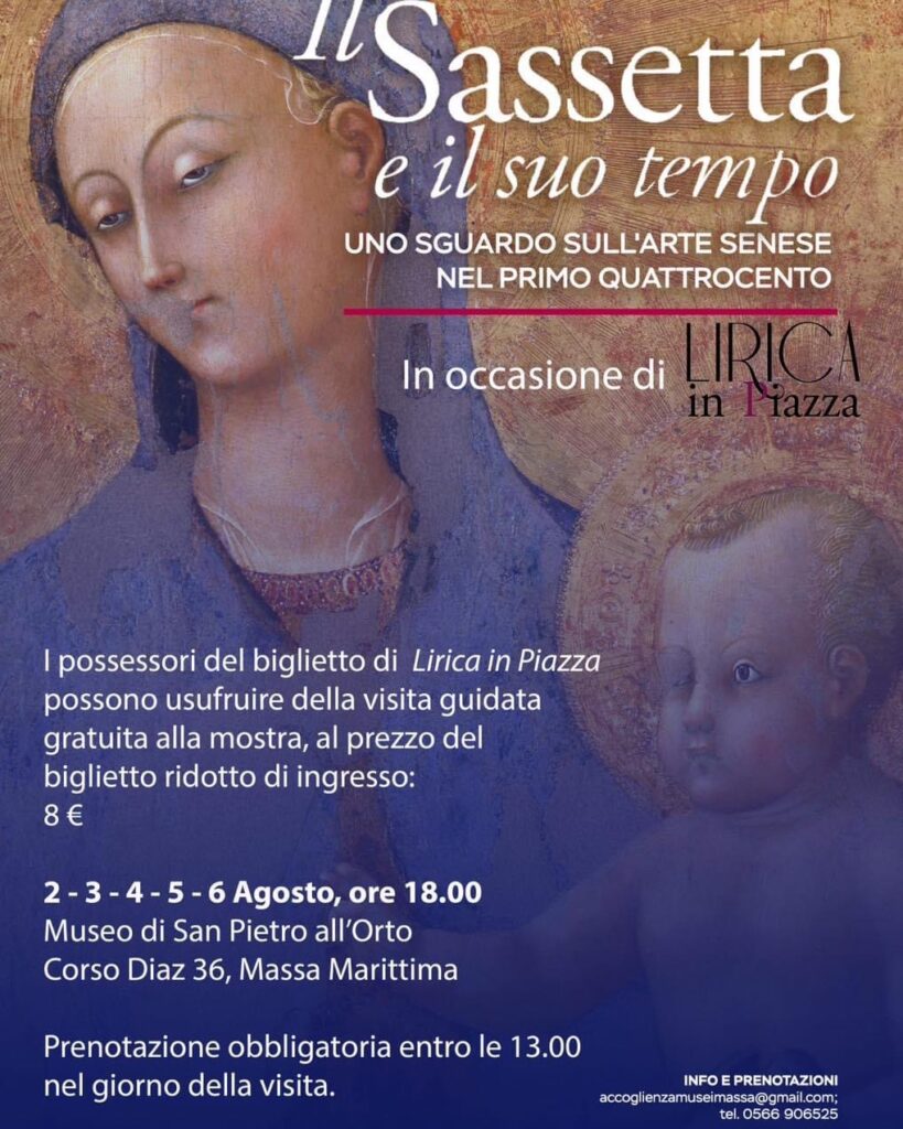 visite guidate mostra Sassetta 2,3,4,5,6 agosto