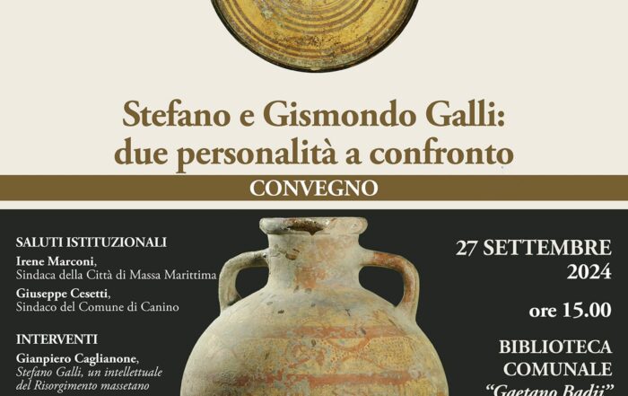 Locandina convegno Stefano e Gismondo Galli